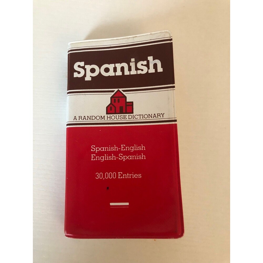 Spanish A Random House Dictionary Spanish-English English-Spanish 30,000 Entries